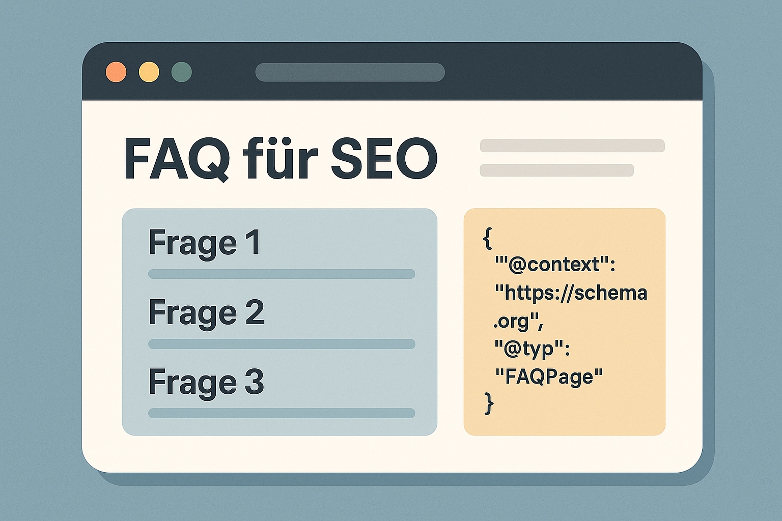 Rich Snippet FAQ Beispiel
